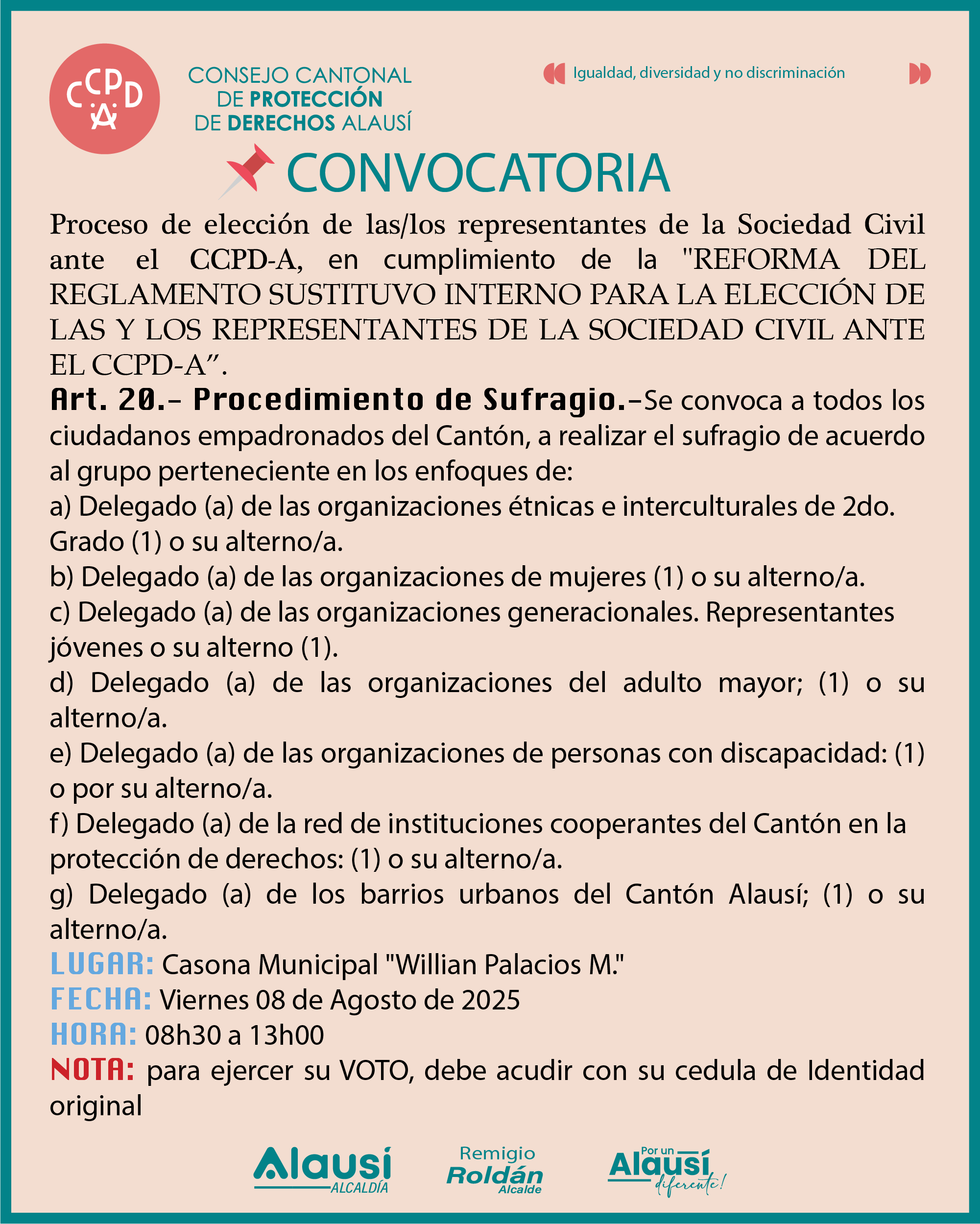 CONVOCATORIA