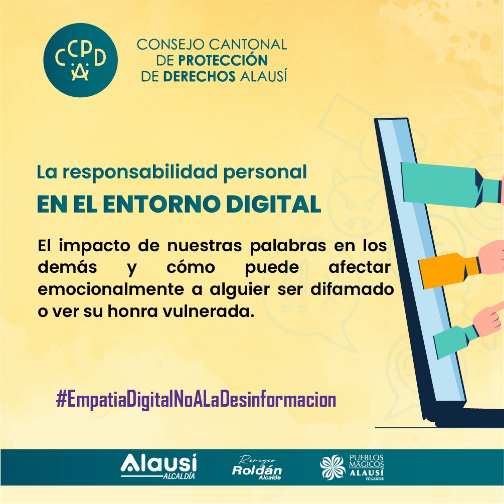¡Alausí dice NO a la violencia digital y a la desinformación!
