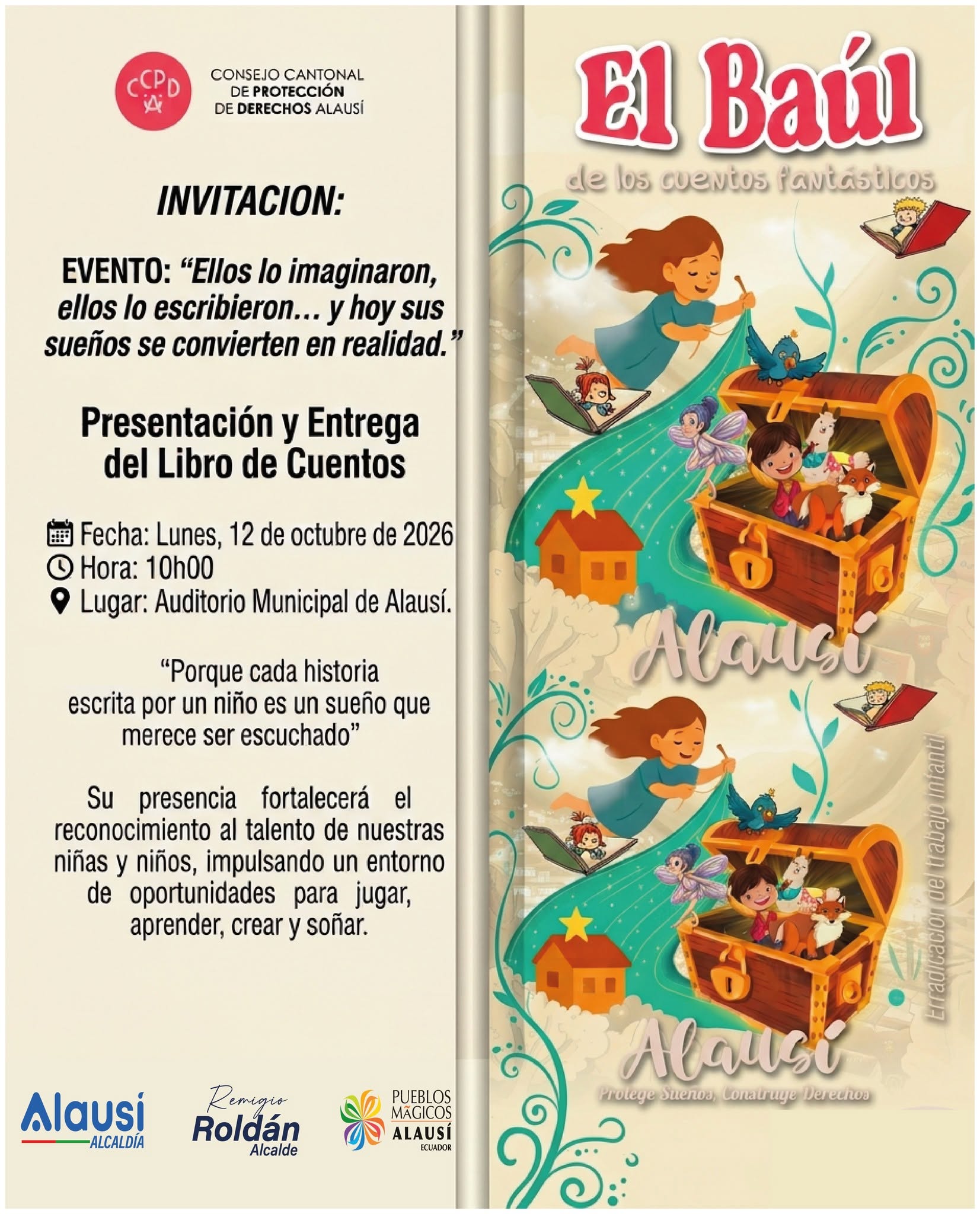 ELLOS LO IMAGINARON, ELLOS LO ESCRIBIERON… Y HOY SUS SUEÑOS SE CONVIERTEN EN REALIDAD 